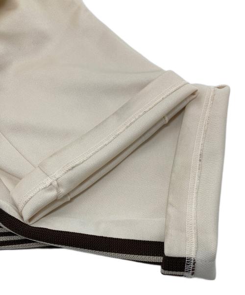 Needles（ニードルズ）Needles (ニードルズ) トラックパンツ　ジャージ　サイドラインパンツ　日本製 アイボリー×ブラウン サイズ:XSの古着・服飾アイテム