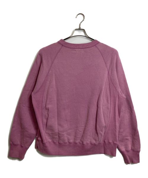 FAF（エフエーエフ）FAF (エフエーエフ) College Crewneck Sweat Shirts  カレッジクルーネックスウェットシャツ　スウェット　日本製 ピンク サイズ:2の古着・服飾アイテム