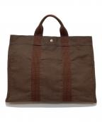 HERMESエルメス）の古着「フールトゥMM トートバッグ　」｜ブラウン