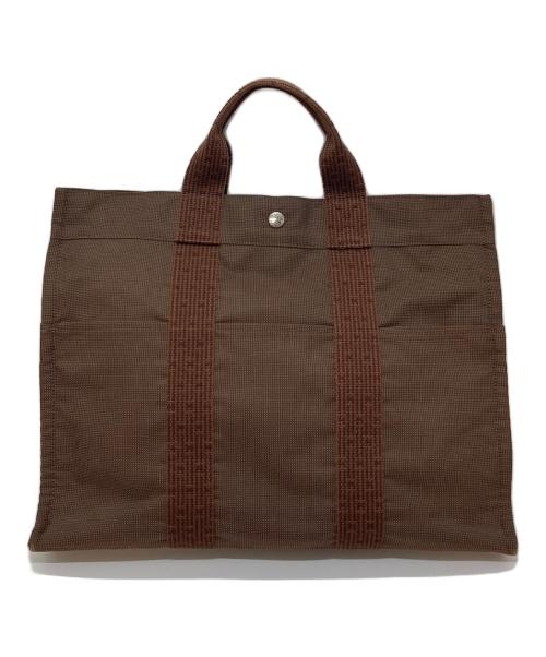 HERMES（エルメス）HERMES (エルメス) フールトゥMM トートバッグ　 ブラウン サイズ:実寸参照の古着・服飾アイテム