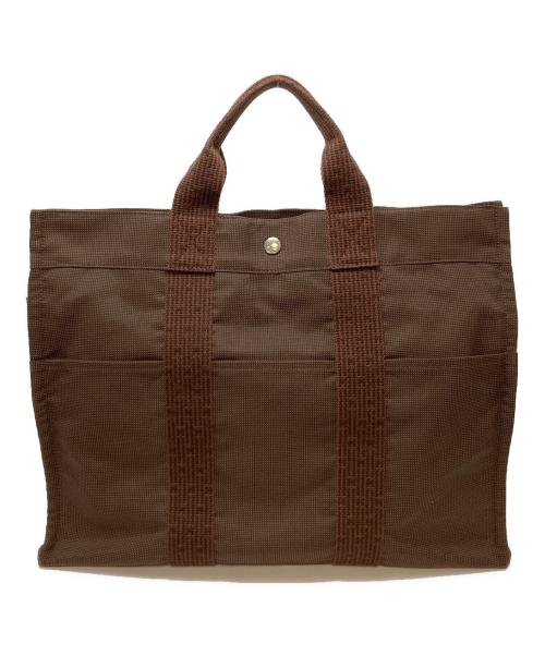 HERMES（エルメス）HERMES (エルメス) フールトゥMM トートバッグ　 ブラウン サイズ:実寸参照の古着・服飾アイテム