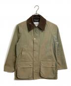 Barbour×BEAMS Fバブアー×ビームスエフ）の古着「BEDALE CLASSIC FIT シャンブレー ジャケット　BEAMS F別注 タマムシ」｜オリーブ
