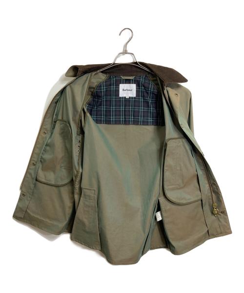 Barbour（バブアー）Barbour (バブアー) BEAMS F (ビームスエフ) BEDALE CLASSIC FIT シャンブレー ジャケット　BEAMS F別注 タマムシ オリーブ サイズ:36の古着・服飾アイテム
