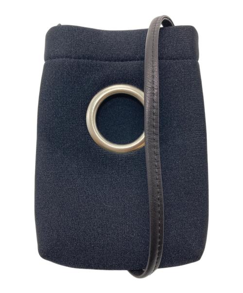 kawa-kawa（カワカワ）kawa-kawa (カワカワ) ear PAPILLONNER (イアパピヨネ) ハトメWETリュック　リュック　スマホショルダー ブラック サイズ:実寸参照の古着・服飾アイテム