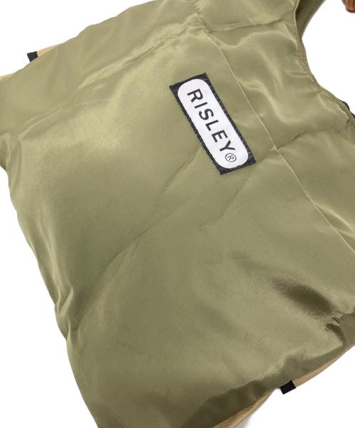 OUTDOOR（アウトドア）OUTDOOR (アウトドア) Risley (リズレー) フリルショルダーバッグ KHAKI×BEIGE サイズ:実寸参照の古着・服飾アイテム