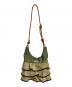 OUTDOOR (アウトドア) Risley (リズレー) フリルショルダーバッグ KHAKI×BEIGE サイズ:実寸参照：7000円