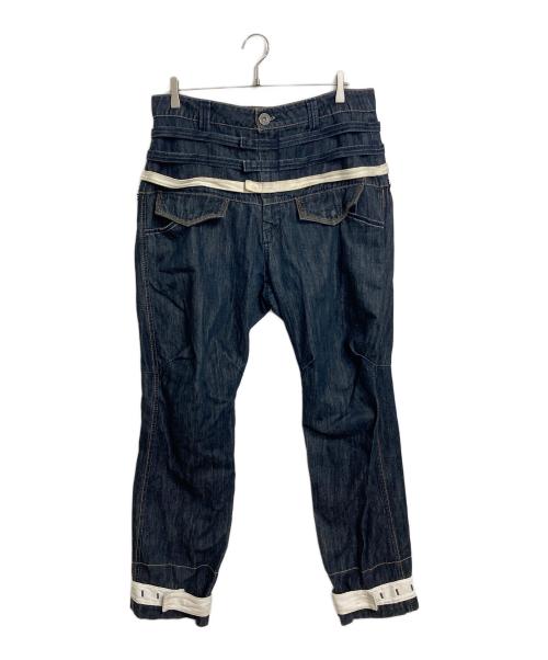 MARITHE+FRANCOIS GIRBAUD（マリテフランソワジルボー）MARITHE+FRANCOIS GIRBAUD (マリテフランソワジルボー) 【古着】デニムパンツ　Y2K インディゴ サイズ:34の古着・服飾アイテム