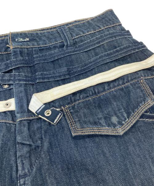 MARITHE+FRANCOIS GIRBAUD（マリテフランソワジルボー）MARITHE+FRANCOIS GIRBAUD (マリテフランソワジルボー) 【古着】デニムパンツ　Y2K インディゴ サイズ:34の古着・服飾アイテム