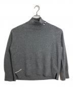 UNIQLO×ANYA HINDMARCHユニクロ×アニヤ・ハインドマーチ）の古着「ハイネックニット　長袖ニット　カシミヤニット　カシミヤ100％　完売品」｜グレー