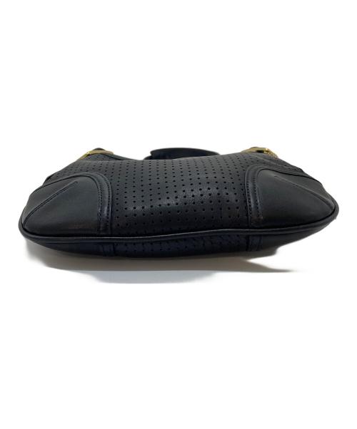 COACH（コーチ）COACH (コーチ) パンチングレザーワンショルダーバッグ　ハンドバッグ　ミニミニバッグ　USA製　 ブラック サイズ:実寸参照の古着・服飾アイテム