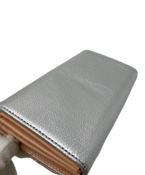 Permanent Age（パーマネントエイジ）Permanent Age (パーマネントエイジ) 長財布　レザーウォレット　収納多 シルバー サイズ:実寸参照の古着・服飾アイテム