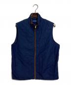 POLO RALPH LAURENポロ・ラルフローレン）の古着「【古着】　90’Sキルティングベスト　90年代 ナイガイ代理店」｜ネイビー