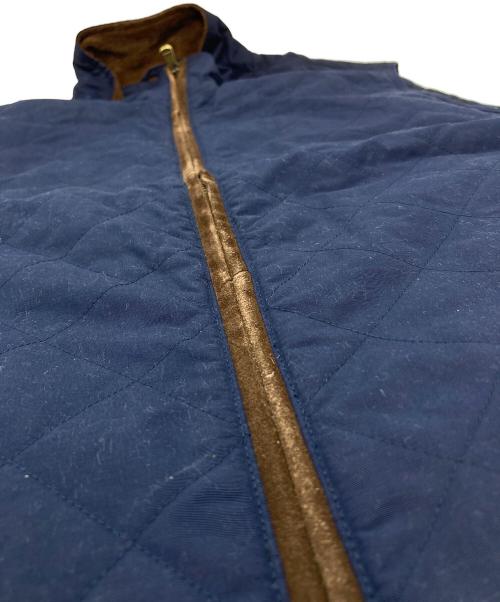 POLO RALPH LAUREN（ポロ・ラルフローレン）POLO RALPH LAUREN (ポロ・ラルフローレン) 【古着】　90’Sキルティングベスト　90年代 ナイガイ代理店 ネイビー サイズ:Lの古着・服飾アイテム