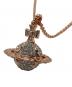 Vivienne Westwood（ヴィヴィアンウエストウッド）の古着「MAYFAIR LARGE ORB ネックレス　メイフェア ラージオーブ　ピンクゴールド」｜ピンクゴールド