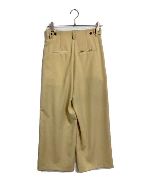 Adam et Rope（アダム エ ロペ）Adam et Rope (アダム エ ロペ) リランチェベルトレススラックス アイボリー サイズ:36の古着・服飾アイテム