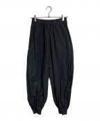LOHENローヘン）の古着「ハイカウントバルーンパンツ」｜ブラック