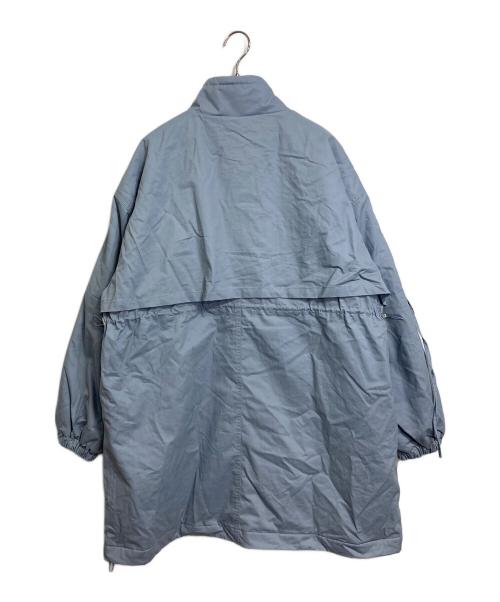 jouetie（ジュエティ）jouetie (ジュエティ) ギャザーリボンモッズコート　オーバーサイズ スカイブルー サイズ:Mの古着・服飾アイテム