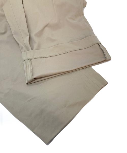 自由区（ジユウク）自由区 (ジユウク) ライトフィールジャージーワイドストレート パンツ ベージュ サイズ:46の古着・服飾アイテム