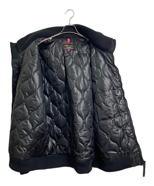 ALPHA（アルファ）ALPHA (アルファ) TA1672 THERMOLITE フーデッドリブ ジャケット ブラック サイズ:5Lの古着・服飾アイテム