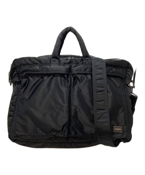 PORTER（ポーター）PORTER (ポーター) TANKER 2WAY DOCUMENT BAG 2層 ショルダーバッグ　タンカー ブラック サイズ:実寸参照の古着・服飾アイテム