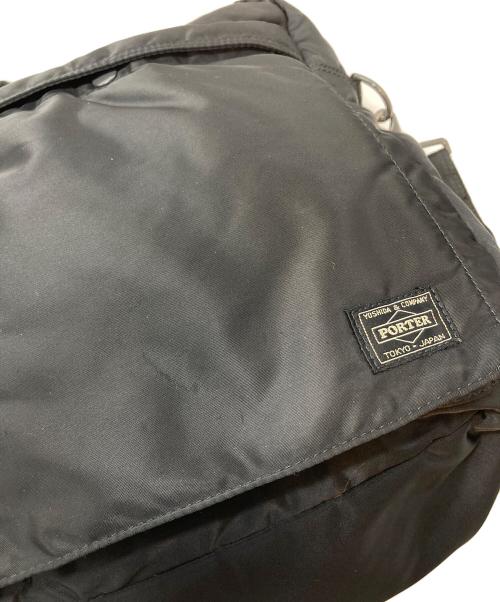 PORTER（ポーター）PORTER (ポーター) TANKER 2WAY DOCUMENT BAG 2層 ショルダーバッグ　タンカー ブラック サイズ:実寸参照の古着・服飾アイテム