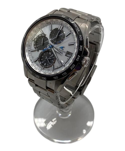 CASIO（カシオ）CASIO (カシオ) OCEANUS 腕時計　10気圧防水　リストウォッチ　日本製 ホワイト サイズ:実寸参照の古着・服飾アイテム