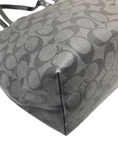 COACH（コーチ）COACH (コーチ) シグネチャー トートバッグ　 ブラック サイズ:実寸参照の古着・服飾アイテム