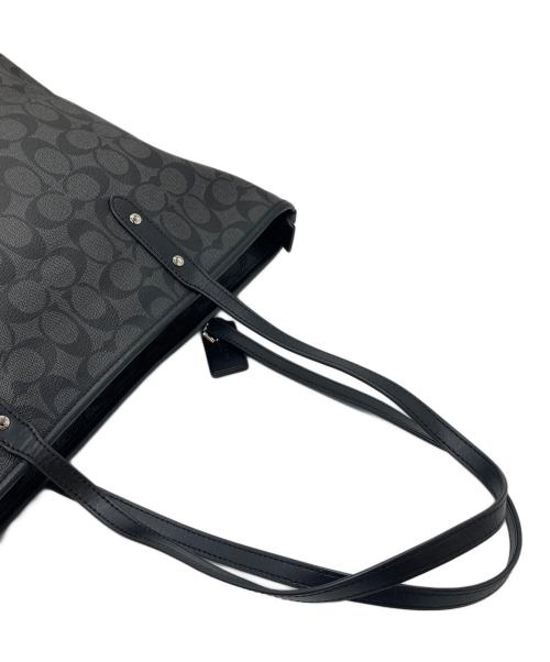 COACH（コーチ）COACH (コーチ) シグネチャー トートバッグ　 ブラック サイズ:実寸参照の古着・服飾アイテム
