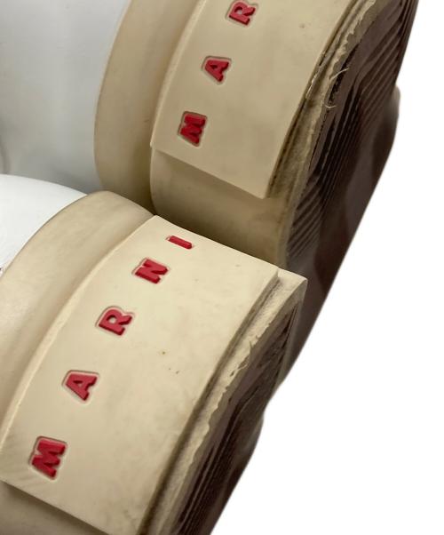 MARNI（マルニ）MARNI (マルニ) ナッパレザーメリージェーンシューズ　メリージェーン　厚底 ホワイト サイズ:35の古着・服飾アイテム