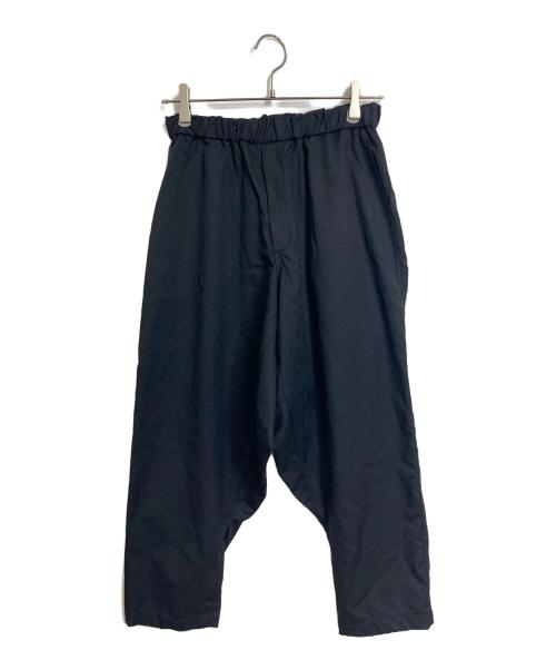 MITTAN（ミッタン）MITTAN (ミッタン) エアリーウールパンツ　デザインパンツ　サルエルパンツ　日本製 ブラック サイズ:1の古着・服飾アイテム