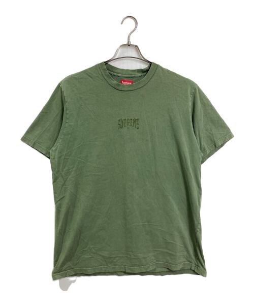 SUPREME（シュプリーム）Supreme (シュプリーム) 22ss acid wash s/s Top Tee  アシッド ウォッシュ ショートスリーブ トップ ティー　半袖カットソー　Tシャツ　Tee グリーン サイズ:XLの古着・服飾アイテム