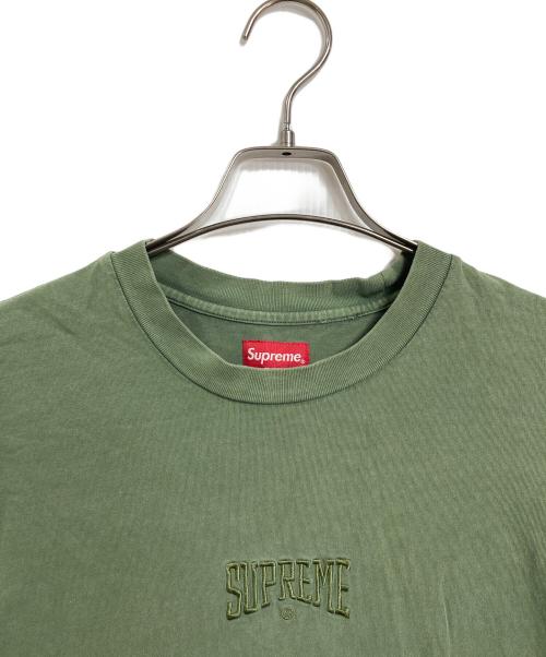 SUPREME（シュプリーム）Supreme (シュプリーム) 22ss acid wash s/s Top Tee  アシッド ウォッシュ ショートスリーブ トップ ティー　半袖カットソー　Tシャツ　Tee グリーン サイズ:XLの古着・服飾アイテム