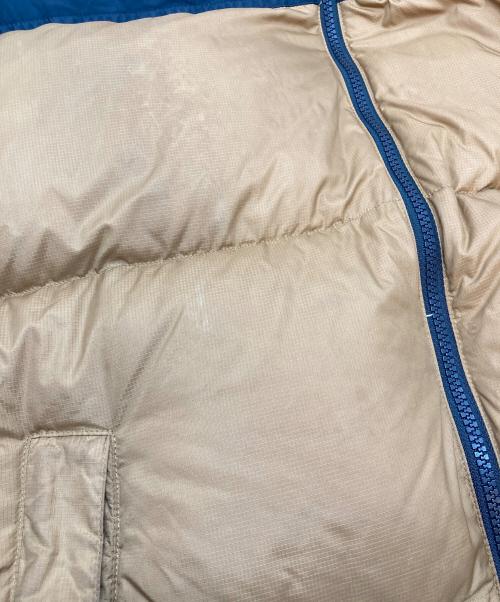 THE NORTH FACE（ザ ノース フェイス）THE NORTH FACE (ザ ノース フェイス) ヌプシダウンジャケット　バイカラージャケット　アウター ブラック×ブラウン サイズ:XXLの古着・服飾アイテム