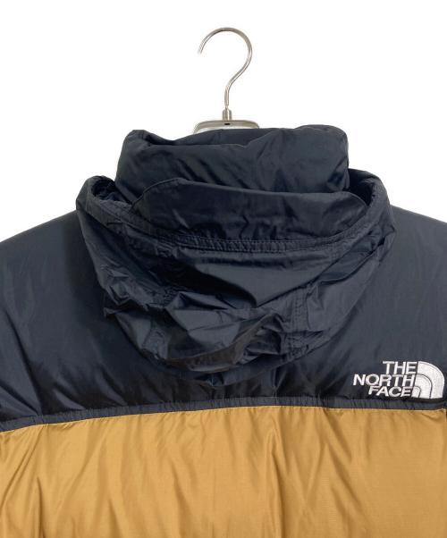 THE NORTH FACE（ザ ノース フェイス）THE NORTH FACE (ザ ノース フェイス) ヌプシダウンジャケット　バイカラージャケット　アウター ブラック×ブラウン サイズ:XXLの古着・服飾アイテム