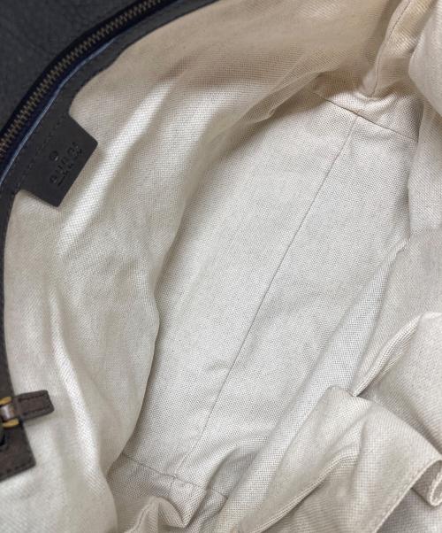 GUCCI（グッチ）GUCCI (グッチ) バンブーGGキャンバストートバッグ　トートバッグ　イタリア製 ベージュの古着・服飾アイテム