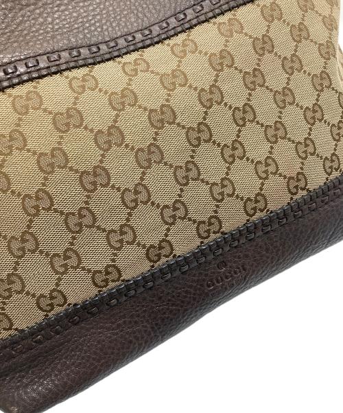 GUCCI（グッチ）GUCCI (グッチ) バンブーGGキャンバストートバッグ　トートバッグ　イタリア製 ベージュの古着・服飾アイテム