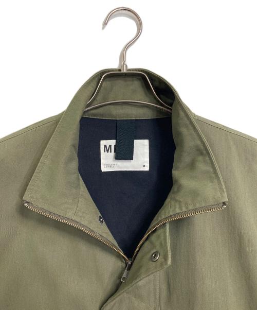 MHL（エムエイチエル）MHL (エムエイチエル) COTTON NYLON TWILL ジャケット　コットンナイロン　ツイルジャケット　アウター　ライトアウター オリーブ サイズ:Mの古着・服飾アイテム