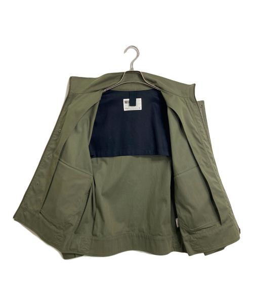 MHL（エムエイチエル）MHL (エムエイチエル) COTTON NYLON TWILL ジャケット　コットンナイロン　ツイルジャケット　アウター　ライトアウター オリーブ サイズ:Mの古着・服飾アイテム