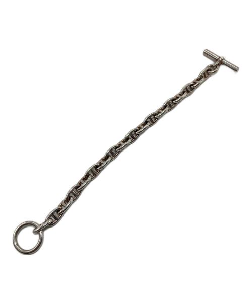 HERMES（エルメス）HERMES (エルメス) 90’SシェーヌダンクルPM 18コマ　ブレスレット　チェーン シルバー サイズ:実寸参照の古着・服飾アイテム