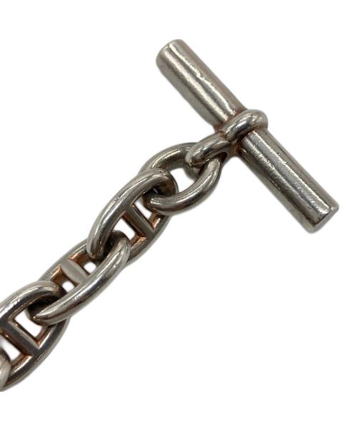 HERMES（エルメス）HERMES (エルメス) 90’SシェーヌダンクルPM 18コマ　ブレスレット　チェーン シルバー サイズ:実寸参照の古着・服飾アイテム