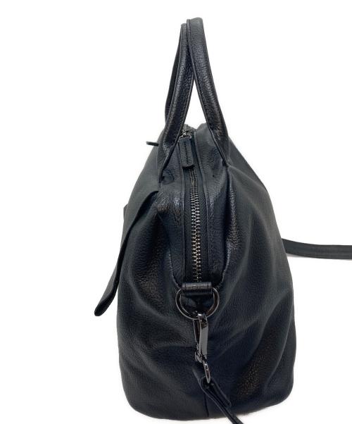 ear PAPILLONNER（イアパピヨネ）ear PAPILLONNER (イアパピヨネ) レザーフラップ2WAYバッグ Sサイズ ブラック サイズ:実寸参照の古着・服飾アイテム