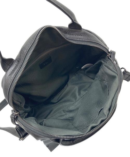 ear PAPILLONNER（イアパピヨネ）ear PAPILLONNER (イアパピヨネ) レザーフラップ2WAYバッグ Sサイズ ブラック サイズ:実寸参照の古着・服飾アイテム