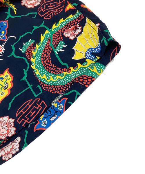 Sun Surf（サンサーフ）Sun Surf (サンサーフ) BEAMS BOY (ビームスボーイ) 別注 ハワイアン シャツ　レーヨンシャツ　デザインシャツ ネイビー サイズ:Mの古着・服飾アイテム