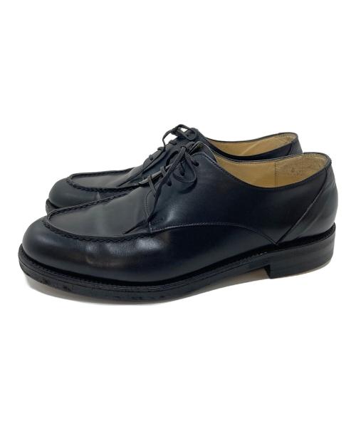 COMME des GARCONS HOMME（コムデギャルソン オム）COMME des GARCONS HOMME (コムデギャルソン オム) プレーントゥシューズ　ビジネスシューズ　メンズ靴 ブラック サイズ:25cmの古着・服飾アイテム