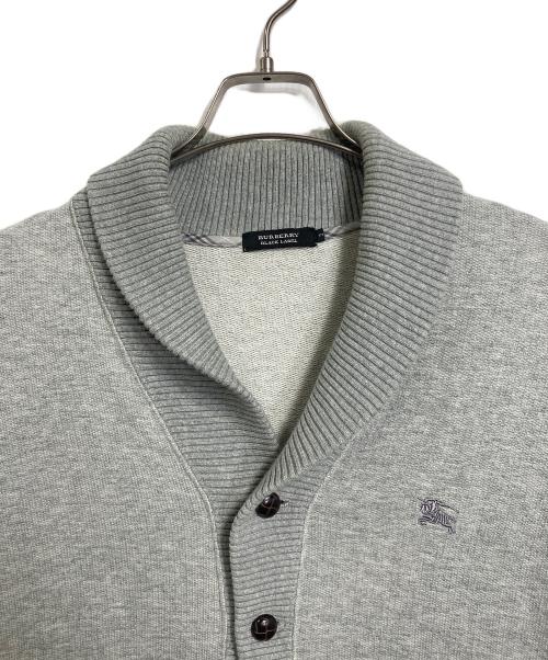 BURBERRY BLACK LABEL（バーバリーブラックレーベル）BURBERRY BLACK LABEL (バーバリーブラックレーベル) ホース刺繍カーディガン グレー サイズ:3の古着・服飾アイテム