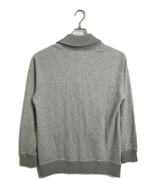 BURBERRY BLACK LABEL（バーバリーブラックレーベル）BURBERRY BLACK LABEL (バーバリーブラックレーベル) ホース刺繍カーディガン グレー サイズ:3の古着・服飾アイテム