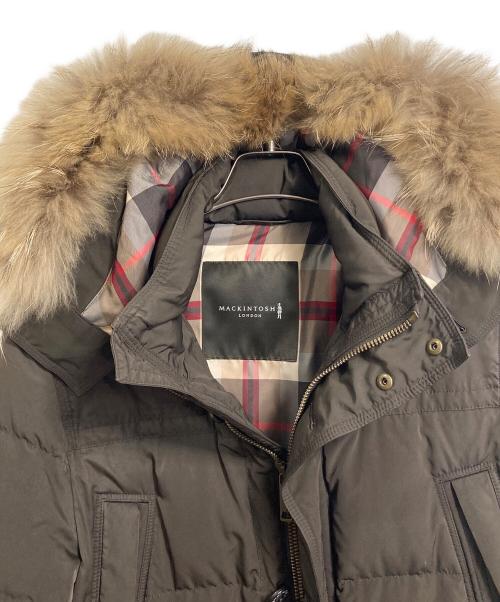 MACKINTOSH（マッキントッシュ）MACKINTOSH (マッキントッシュ) ダウンジャケット　ダウンコート　アウター ブラウン サイズ:Lの古着・服飾アイテム
