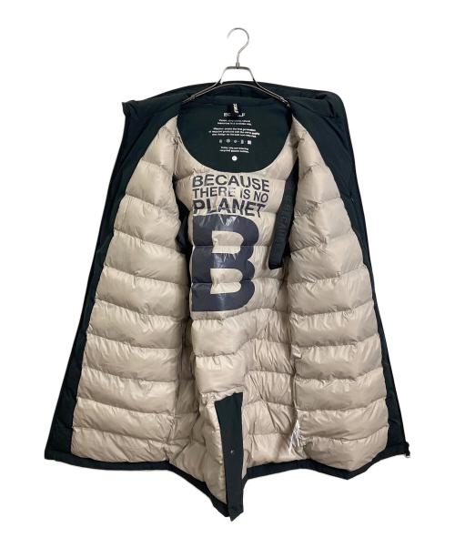 ECOALF（エコアルフ）ECOALF (エコアルフ) 中綿コート　ロングコート　アウター　ダブルジップ ブラック サイズ:XLの古着・服飾アイテム