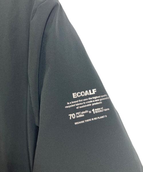 ECOALF（エコアルフ）ECOALF (エコアルフ) 中綿コート　ロングコート　アウター　ダブルジップ ブラック サイズ:XLの古着・服飾アイテム