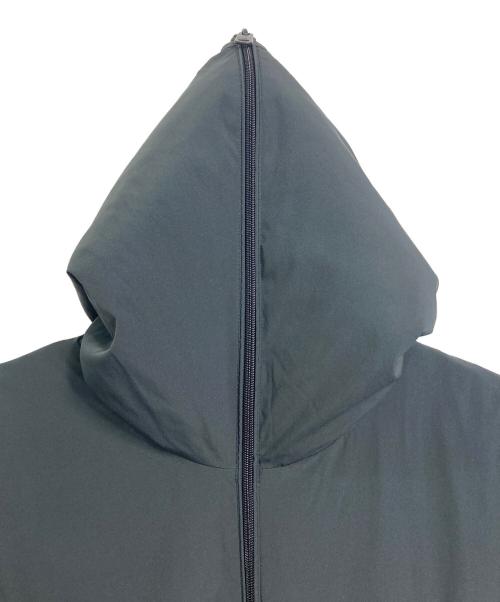 ECOALF（エコアルフ）ECOALF (エコアルフ) 中綿コート　ロングコート　アウター　ダブルジップ ブラック サイズ:XLの古着・服飾アイテム